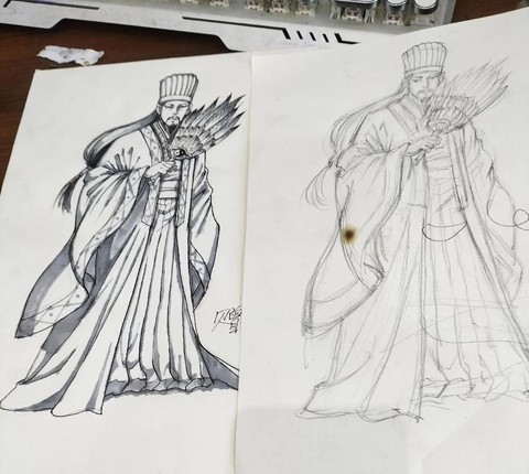 王者荣耀诸葛亮怎么画[图1]