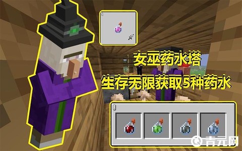我的世界女巫怎么来的