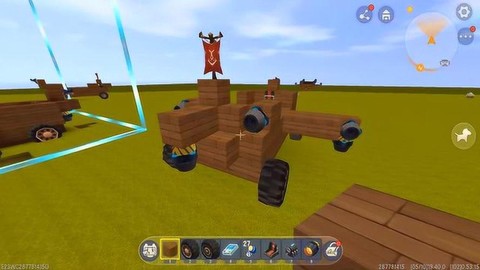 迷你世界怎么造飞船