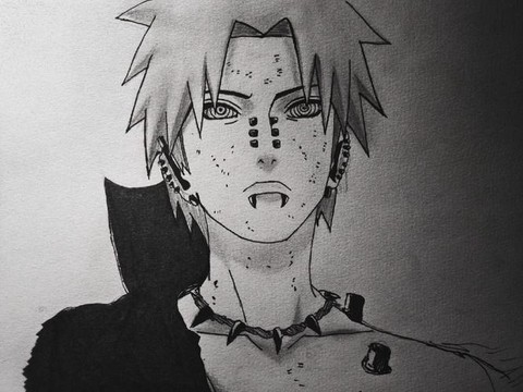 火影忍者佩恩怎么画[图2]