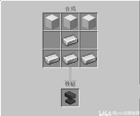 我的世界怎么做铁砧[图1]